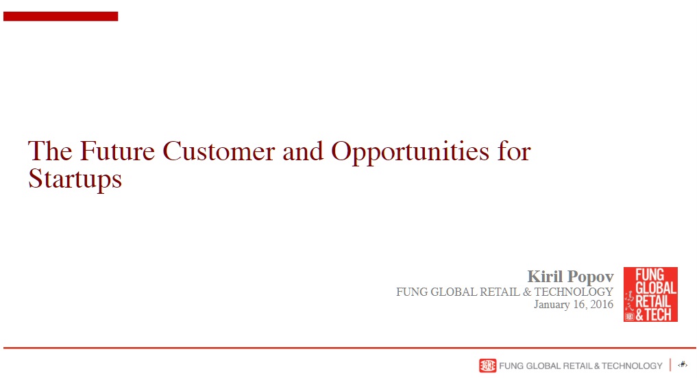 The Future Customer and Opportunities for Startups