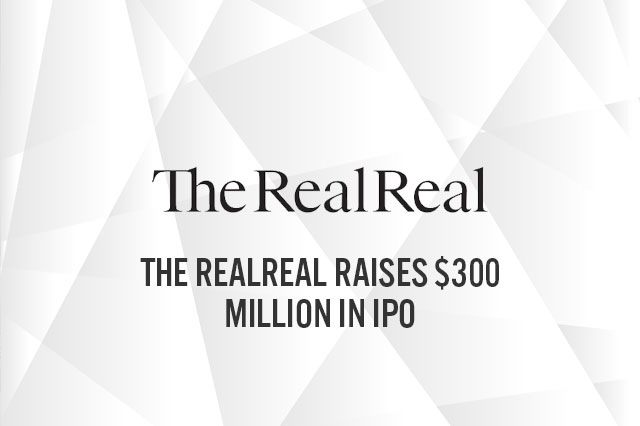 The RealReal Raises $300 Million in IPO