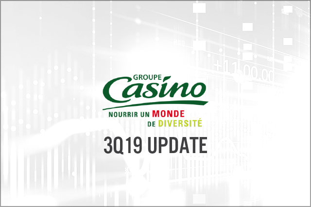 Casino Group (ENXTPA: CO) 3Q19 Update: Progress Toward Targets but France Proves Flat