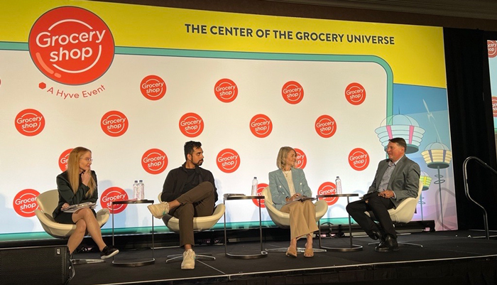 The judging panel (from left to right): Weinswig, Parakkattu, Russell, and Trice 