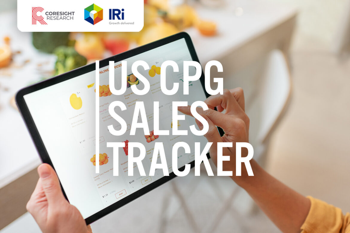 US CPG Sales Tracker: Food and Beverages Category Drives Online Growth Slowdown