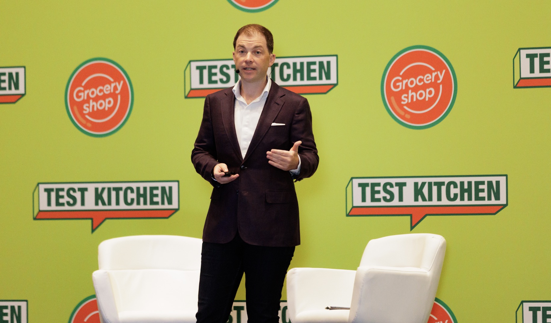 A person giving a presentation AI-generated content may be incorrect.